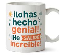 Mugffins mug avec message ¡lo has hecho genial! ¡He salido increíble! en Espagnol | idée cadeau parents | 330 ml 11 oz | pour maman et papa | Papá y mamá v1.2MA