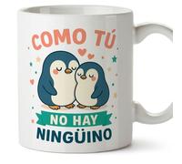 Mugffins mug couple Como tú no hay ningüino en Espagnol | cadeau original, tasse amour, Saint-Valentin, anniversaire, humour, romantique | 330 Ml 11 oz | micro-ondes et lave-vaisselle | Pareja v1