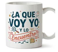 Mugffins mug maman drôle avec texte ¿A que voy yo y lo encuentro? en Espagnol 330 ml/11 oz | cadeau fête des mères | idée originale maman | progenitores v5