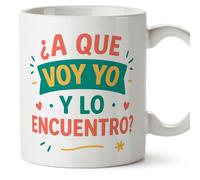 Mugffins mug maman drôle avec texte ¿A que voy yo y lo encuentro? en Espagnol 330 ml/11 oz | cadeau fête des mères | idée originale maman | pa y ma v2