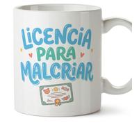 Mugffins mug mamie et papi avec citation | cadeau mamie, cadeau papie Drôle | anniversaire, Noël | Licencia para malcriar en Espagnol | Abuelitos-3 v1