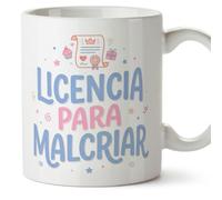 Mugffins mug mamie et papi avec citation | cadeau mamie, cadeau papie Drôle | anniversaire, Noël | Licencia para malcriar en Espagnol | Abuelitos-3 v2