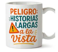 Mugffins mug mamie et papi avec citation | cadeau mamie, cadeau papie Drôle | anniversaire, Noël | Peligro: historias largas a la vista en Espagnol | Abuelitos v2