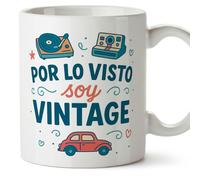 Mugffins mug mamie et papi avec citation | cadeau mamie, cadeau papie Drôle | anniversaire, Noël | Por lo visto soy vintage en Espagnol | Abuelitos v1