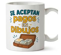 Mugffins mug mamie et papi avec citation | cadeau mamie, cadeau papie Drôle | anniversaire, Noël | Se aceptan pagos en dibujos en Espagnol | Abuelitos v1