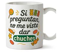 Mugffins mug mamie et papi avec citation | cadeau mamie, cadeau papie Drôle | anniversaire, Noël | Si preguntan, no me viste dar chuches en Espagnol | Abuelitos v2