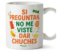 Mugffins mug mamie et papi avec citation | cadeau mamie, cadeau papie Drôle | anniversaire, Noël | Si preguntan, no me viste dar chuches en Espagnol | Abuelitos v1