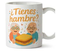 Mugffins mug mamie et papi avec citation | cadeau mamie, cadeau papie Drôle | anniversaire, Noël | ¿Tienes hambre? en Espagnol | Abuelitos v1