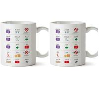 Mugffins - Mug/Tasse - fautes d'orthographe (en Espagnol) (Lot de 2)
