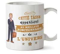 Mugffins Mug/Tasse Fonctionnaire (Meilleur de l'univers) - Idées Drôles Fonction Publique