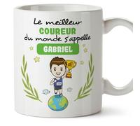 Mugffins Tasses Personnalisables pour COUREUR homme - En Français - Cadeau Personalisé- Tu Meilleur du Monde - 11 oz / 330 ml