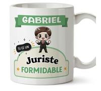 Mugffins Tasses Personnalisables pour JURISTE homme - En Français - Cadeau Personalisé- Tu es formidable - Kawaii - 11 oz / 330 ml
