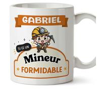 Mugffins Tasses Personnalisables pour MINEUR homme - En Français - Cadeau Personalisé- Tu es formidable - Kawaii - 11 oz / 330 ml