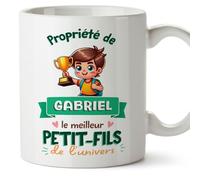 Mugffins Tasses Personnalisables pour PETIT-FILS - En Français - Cadeau Personalisé- Propriété de - 11 oz / 330 ml