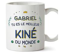 Mugffins Tasses Personnalisables pour PHYSIOTHÉRAPEUTE homme - En Français - Cadeau Personalisé- Meilleur du Monde - 11 oz / 330 ml