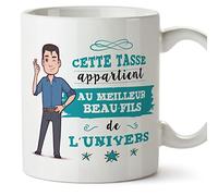 Mugffins Tasses pour BEAU-FILS/GENDRE - En Français - Cadeau original pour BEAU-FILS - Meilleure Famille de l'univers - 11 oz / 330 ml