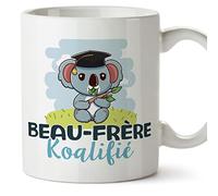 Mugffins Tasses pour BEAU-FRÈRE - En Français - Cadeau original - Koalifié/Koalifiée - 11 oz / 330 ml