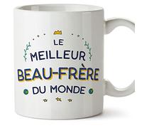 Mugffins Tasses pour BEAU-FRÈRE - En Français - Cadeau original pour BEAU-FRÈRE - Le Meilleur Du Monde - 11 oz / 330 ml