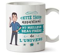 Mugffins Tasses pour BEAU-FRÈRE - En Français - Cadeau original pour BEAU-FRÈRE - Meilleure Famille de l'univers - 11 oz / 330 ml