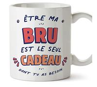 Mugffins Tasses pour BELLE-FILLE/BRU - En Français - Cadeau original - Le Seul Cadeau Dont tu as Besoin - 11 oz / 330 ml