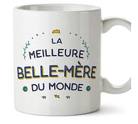 Mugffins Tasses pour BELLE-MÈRE - En Français - Cadeau original pour BELLE-MÈRE - Le Meilleur Du Monde - 11 oz / 330 ml