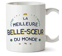Mugffins Tasses pour BELLE-SŒUR - En Français - Cadeau original pour BELLE-SŒUR - Le Meilleur Du Monde - 11 oz / 330 ml