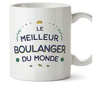 Mugffins Tasses pour BOULANGER - En Français - Cadeau original pour BOULANGER homme - Meilleur du Monde - 11 oz / 330 ml