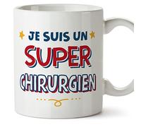 Mugffins Tasses pour CHIRURGIEN - En Français - Cadeau original homme - Je suis Super - 11 oz / 330 ml