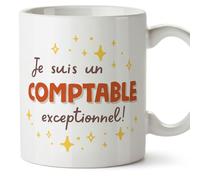 Mugffins Tasses pour COMPTABLE - En Français - Cadeau original homme - Je suis exceptionnel! - 11 oz / 330 ml
