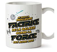 Mugffins Tasses pour FACTRICE - En Français - Cadeau original pour FACTRICE femme - Meilleur de Galaxie Quand Force Avec Moi - 11 oz / 330 ml