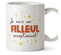 Mugffins Tasses pour FILLEUL - En Français - Cadeau original - Je suis exceptionnel! - 11 oz / 330 ml