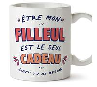 Mugffins Tasses pour FILLEUL - En Français - Cadeau original - Le Seul Cadeau Dont tu as Besoin - 11 oz / 330 ml