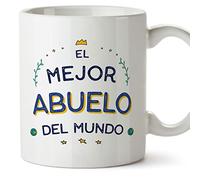 Mugffins Tasses pour GRAND-PÈRE/PAPY - En Espagnol - Cadeau original fete des GRANDS-PÈRES - El Mejor del Mundo - 11 oz / 330 ml - cadeau original