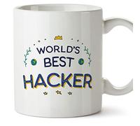 Mugffins Tasses pour HACKEUSE - En Anglais - Cadeau original pour HACKEUSE - World's Best - 11 oz / 330 ml