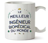 Mugffins Tasses pour INGÉNIEUR BIOMÉDICAL - En Français - Cadeau original pour INGÉNIEUR BIOMÉDICAL homme - Meilleur du Monde - 11 oz / 330 ml