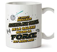 Mugffins Tasses pour JOUEUR DE PADEL - En Français - Cadeau original pour JOUEUR DE PADEL homme - Meilleur de Galaxie Quand Force Avec Moi - 11 oz / 330 ml