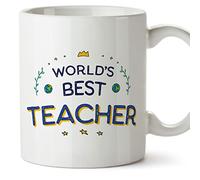 Mugffins Tasses pour MAÎTRESSE - En Anglais - Cadeau original pour MAÎTRESSE - World's Best - 11 oz / 330 ml