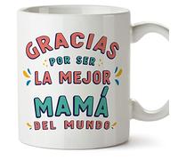 Mugffins Tasses pour MÈRE/MAMAN - En Espagnol - Cadeau original fete des MÈRES - Gracias por ser el mejor - 11 oz / 330 ml - cadeau original
