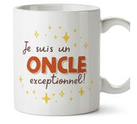 Mugffins Tasses pour ONCLE/TONTON - En Français - Cadeau original - Je suis exceptionnel! - 11 oz / 330 ml