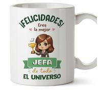 Mugffins Tasses pour PATRONNE - En Espagnol - Cadeau original femme - Mejor Universo Trofeo - 11 oz / 330 ml