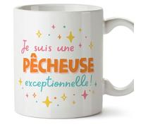 Mugffins Tasses pour PÊCHEUSE - En Français - Cadeau original femme - Je suis exceptionnel! - 11 oz / 330 ml
