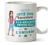 Mugffins Tasses pour PETITE-FILLE - En Français - Cadeau original pour PETITE-FILLE - Meilleure Famille de l'univers - 11 oz / 330 ml