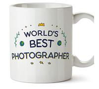 Mugffins Tasses pour PHOTOGRAPHE - En Anglais - Cadeau original pour PHOTOGRAPHE - World's Best - 11 oz / 330 ml