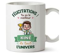 Mugffins Tasses pour PHYSIOTHÉRAPEUTE - En Français - Cadeau original homme - Meilleur Univers Trophée - 11 oz / 330 ml