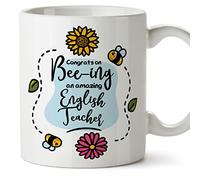 Mugffins Tasses pour PROFESSEURE D'ANGLAIS - En Anglais - Cadeau original - Thanks For Beeing Amazing - 11 oz / 330 ml