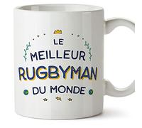 Mugffins Tasses pour RUGBYMAN - En Français - Cadeau original pour RUGBYMAN homme - Meilleur du Monde - 11 oz / 330 ml