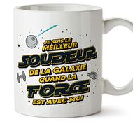 Mugffins Tasses pour SOUDEUR - En Français - Cadeau original pour SOUDEUR homme - Meilleur de Galaxie Quand Force Avec Moi - 11 oz / 330 ml