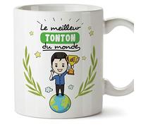 Mugffins Tonton Mug/Tasse Oncle du Monde - Tasse Originale/Cadeau Anniversaire/Future Tonton. Céramique 350 ML