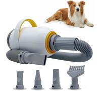 MUGGI Pulseur pour Chien 2-en-1 3200W - Séchoir Silencieux avec Aspirateur Poils