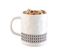 Mugh en strass avec poignée - Muguria pour la bière domestique 300 ml | Coupe de lait polyvalente, récipient à boire de l'eau en céramique pour la bière au vin, idéal pour savoureux jus, café chaud
